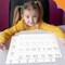 8 Packs Alphabet & Number Whiteboards, Double Sided Dry Erase Board Letters